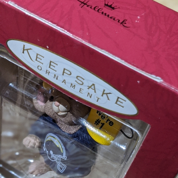 NIB NFL Chargers Hallmark NFL Collection Ornament - Picture 4 of 4